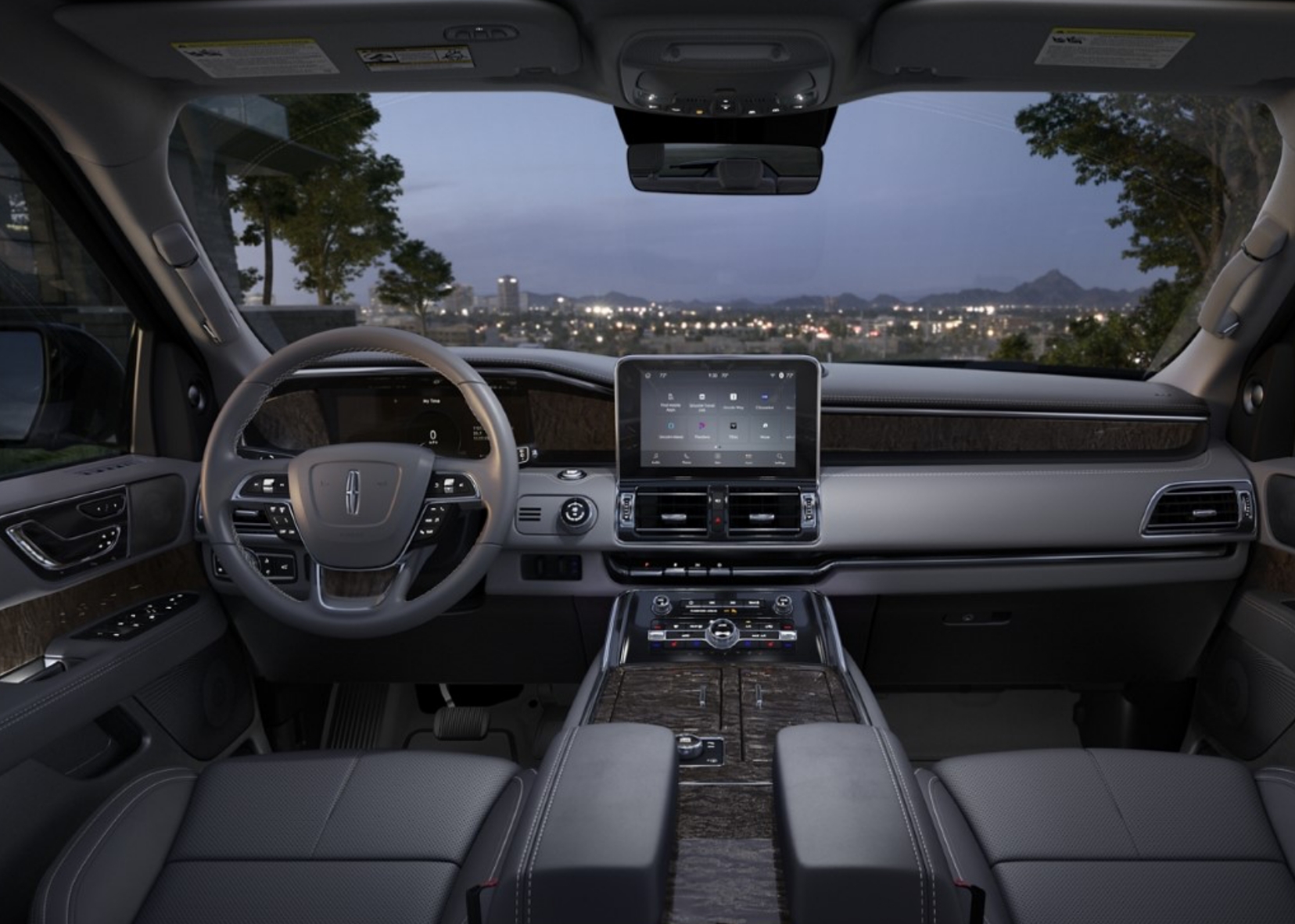 Lincoln-Navigator-Interior-View-Out-Front-Window